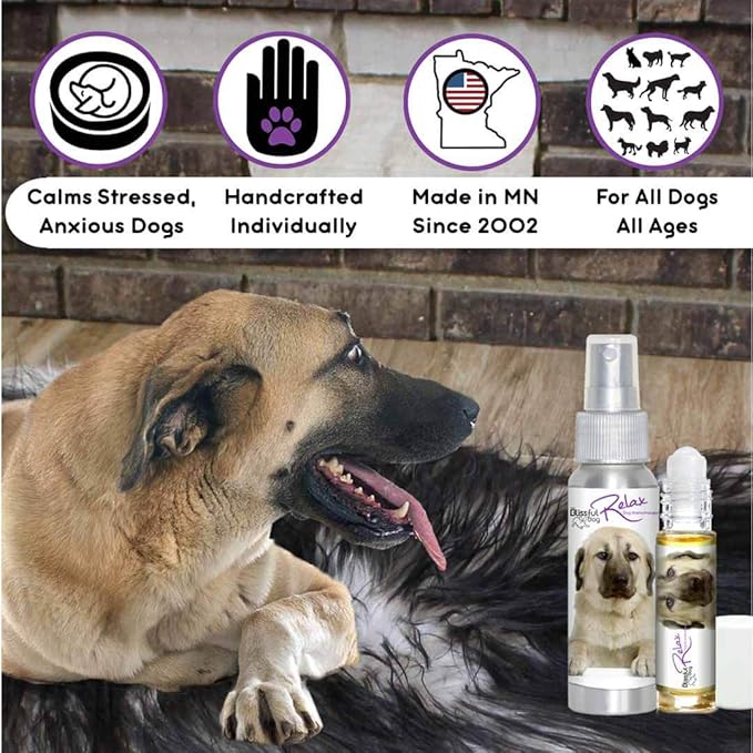 The Blissful Dog Anatolian Shepherd Relax Dog Aromatherapy, 2.67-Ounce Spray
