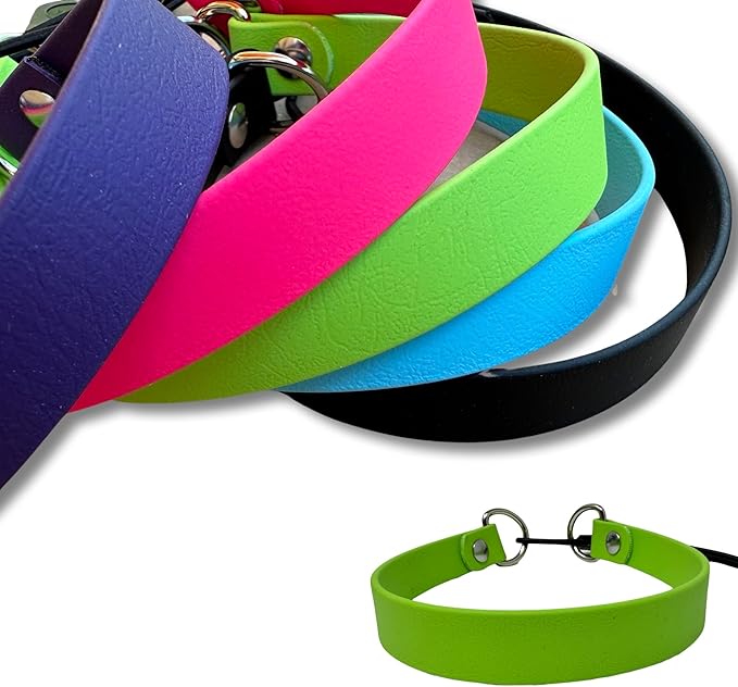 SparkDog Collars 1” Quick Adjust E-Collar Replacement Strap – Waterproof & Durable – Fits Dogtra & Most Brands – Made in USA for Working Dogs, Hunters & Pet Owners (Bright Green, Standard Beta)