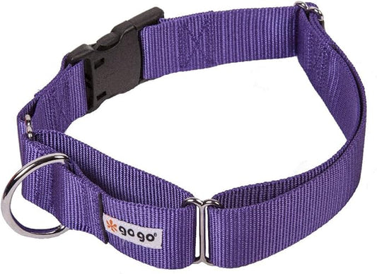GOGO Pet Products Martingale Gentle Training Collar, X-Large, Purple
