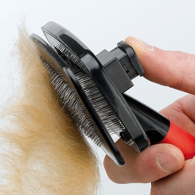 Ferplast Gro 5955 Dog and Cat Slicker Brush, 16.3 x 9.7 x 5.6 cm