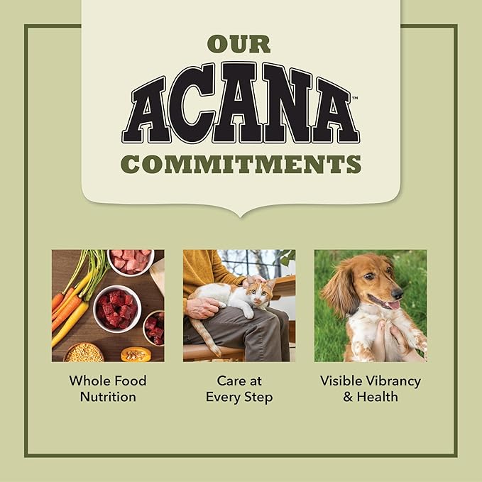 ACANA Grain Free Dry Dog Food Free Run Poultry Recipe 13lb Bag