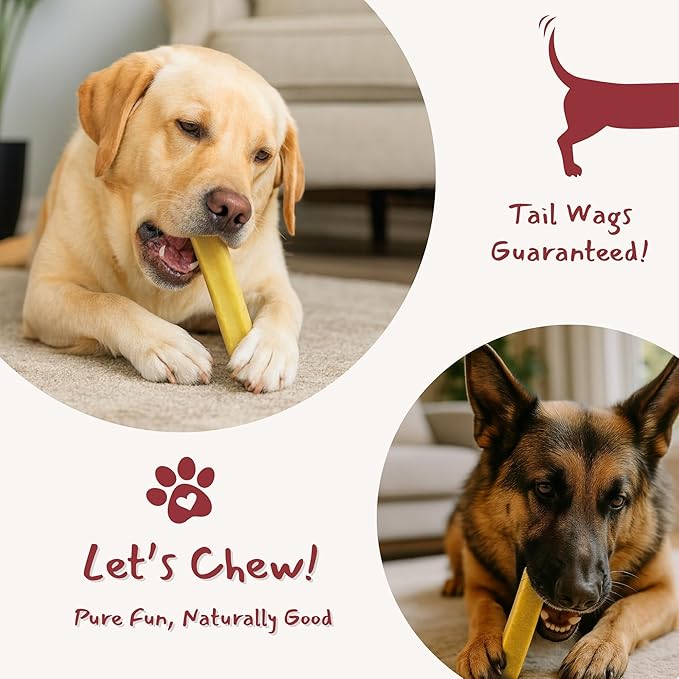 Majestic Pet Himalayan All-Natural Cheese Dog Chews - Long Lasting Dental Chew for Dogs - Healthy Pet Treats with Beneficial Ingredients (Calm & Joint Wellness, Regular, 20 Pack)