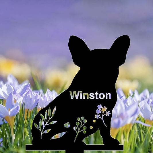 Personalized Dog Memorial Stake, Dog Grave Marker, in Memorial of Dog, Dog Loss Gift, Dog Name Sign Pet Sympathy Gift