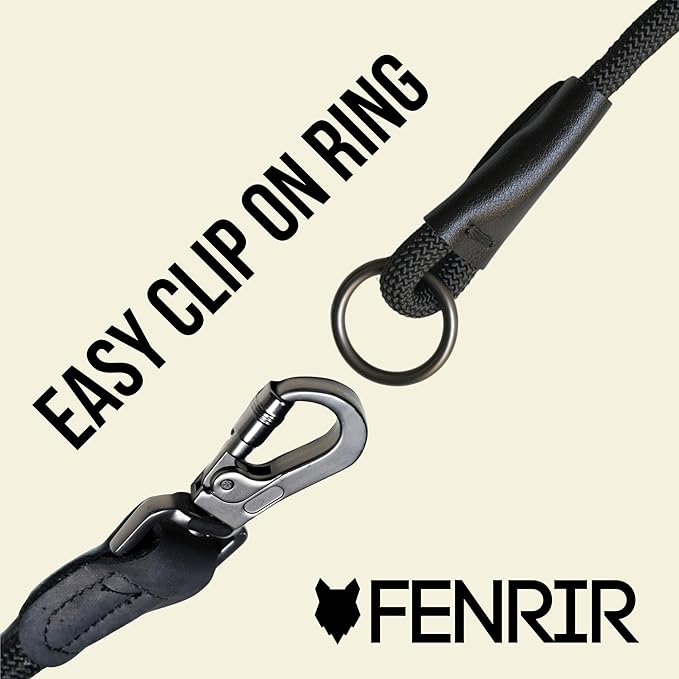 Fenrir Slip Collar with Spring Loaded Limiter Black (Large)