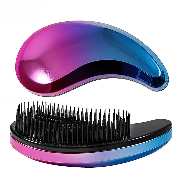 Puppy Brush, Soft Dog Brush for Grooming, Puppy Hair Remover Brush Comb, Grooming Tool for Poodles,Teddy, Yorkies, Maltese, Shih Tzu, Chihuahua, Gradient color
