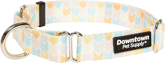 Downtown Pet Supply - Martingale Collar for Dogs - Dog Training Collar - Big, Wide & Thick Dog Collar - Escape-Proof, Weatherproof, Durable and Comfortable - Chevron - Large Dog Collar