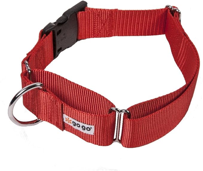 GOGO Pet Products Martingale Gentle Training Collar, X-Large, Red