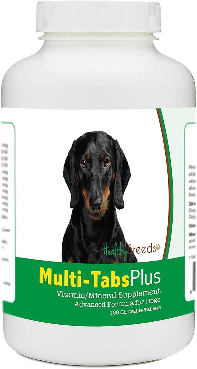 Healthy Breeds Dachshund Multi-Tabs Plus Chewable Tablets 180 Count