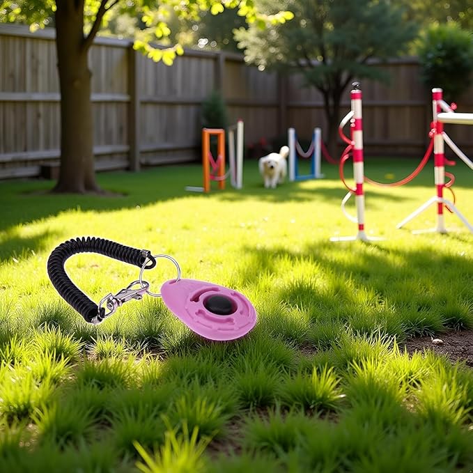 Dog Training Clicker with Wrist Strap, Lightweight Easy to Use, Pet Training Clicker for Cats Puppy Birds Horses