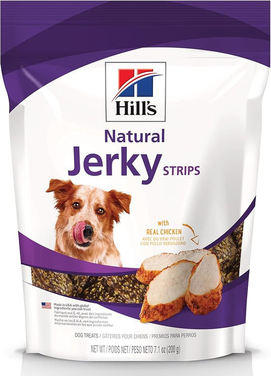 Hill's Natural Jerky Strips Dog Treats, Chicken, 7.1 oz. Bag