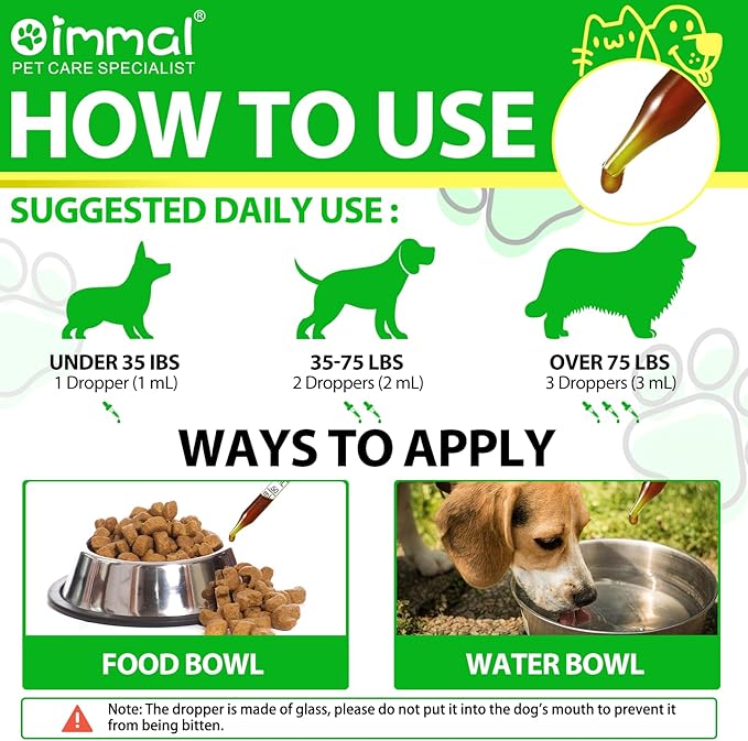 Dog Antibiotics, Antibiotics for Dogs, Natural Dog Multivitamin Vitamins and Supplements 60ml-2pcs