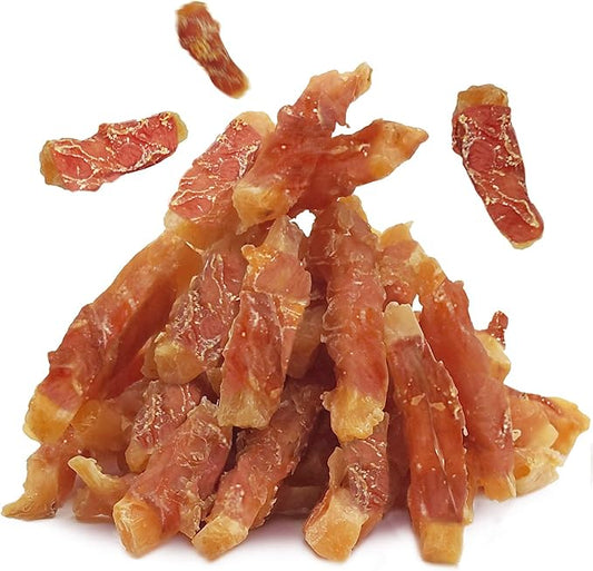 MON2SUN Chicken Wrapped Sweet Potato Dog Treats for All Breeds, Rawhide-Free Soft Chews for Training, No Artificial Colors, 10oz