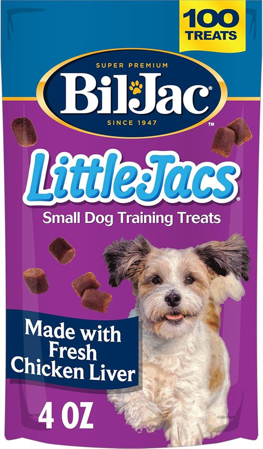 Bil-Jac Little Jacs Liver Treats,4oz Pack