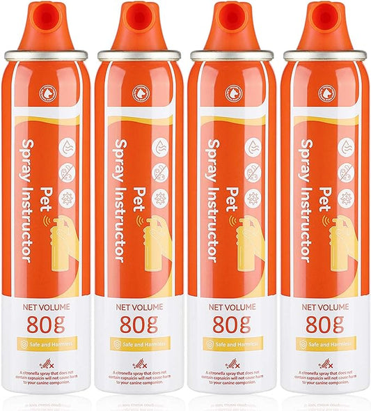Spray Corrector Dog 80ml 4 Pack Spray Dog Trainer, Corrector Spray for Dog to Stops Barking, Jumping Up, Food Stealing, Dog Fights, Avoidance, Unwanted Dog Behaviour