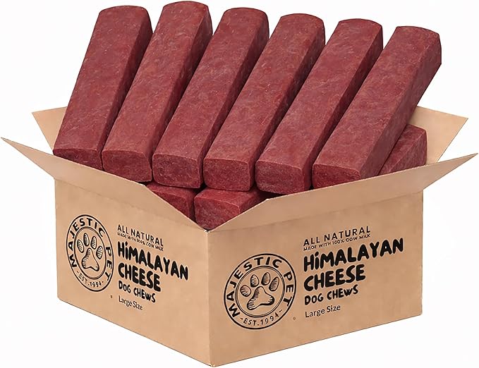 Majestic Pet Himalayan All-Natural Cheese Dog Chews - Long Lasting Dental Chew for Dogs - Healthy Pet Treats with Beneficial Ingredients (Urinary Tract Wellness, Large, 20 Pack)