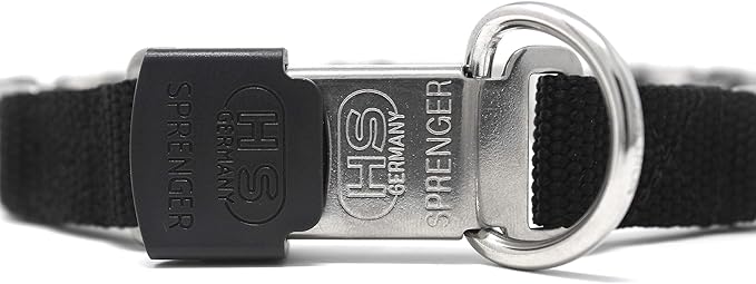 Herm Sprenger Neck Tech Stainless Steel Prong Dog Training Collar with Quick Release Buckle Pet Pinch Collar No-Pull Collar for Dogs Made in Germany 19 inches