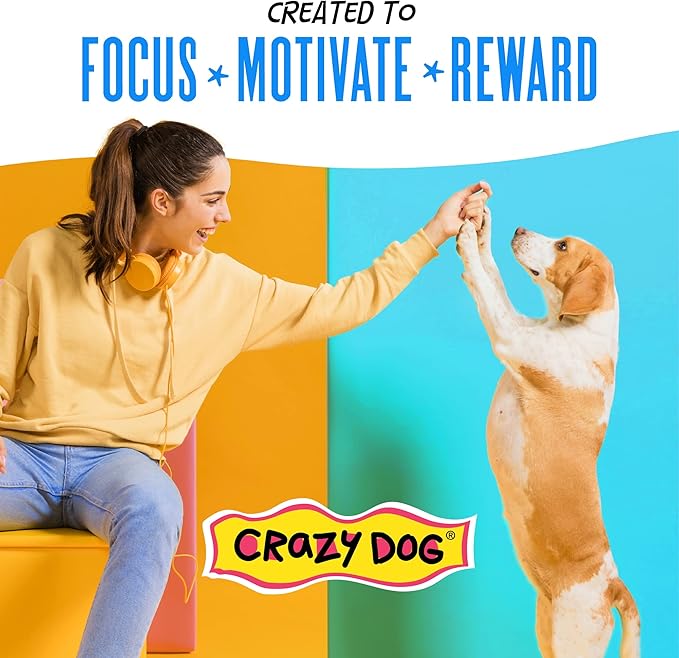 Crazy Dog Train-Me! Training Reward Mini Dog Treats , 4 Ounce (Pack of 1)