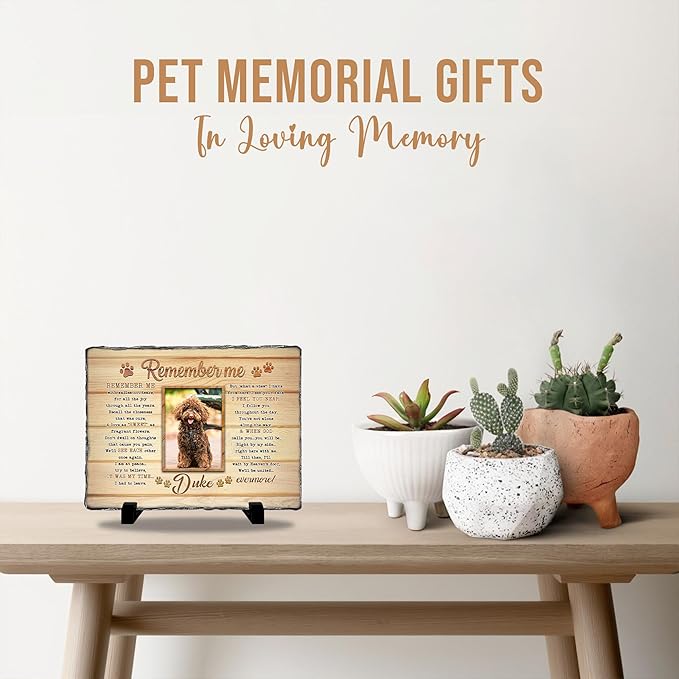 Custom Pet Memorial Personalized Cat Memorial Headstone | Personalized Gifts for Pet Owner In Memory of Dog Garden Stone | Best Remembrance Gifts In Loving Memory Dog Loss Gift for Pets Lover