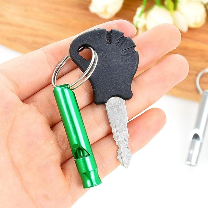 5Pcs Professional Dog Training Whistle Set, Metal Whistles for Small and Large Dogs, Stop Barking and Recall Training