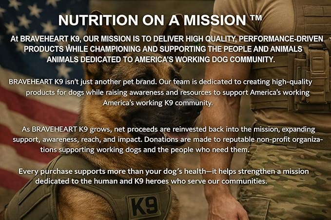 Braveheart K9 Gut & Immunity Care Dog Supplement, Veterinarian Formulated, Dual Action Prebiotic & Probiotic System, Fortified Soft Chew, 160 Count