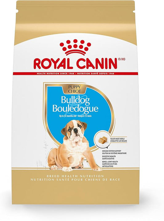Royal Canin Bulldog Puppy Dry Dog Food, 30 lb bag