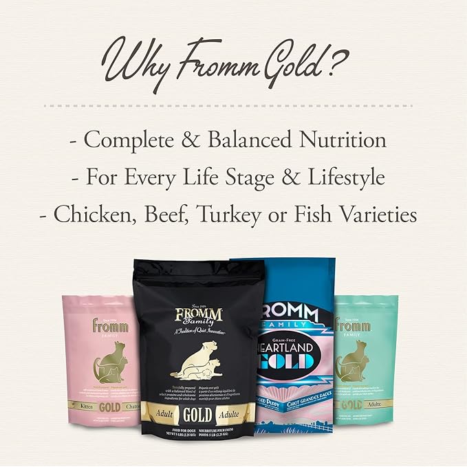 Fromm Adult Gold with Ancient Grains Dog Food - Premium Dry Dog Food - Chicken Recipe - 30 lb