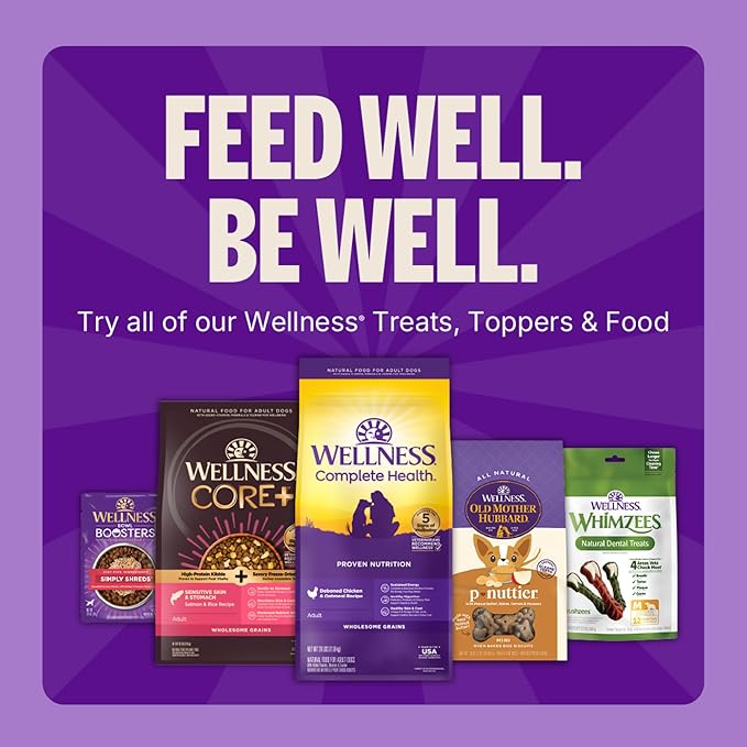 Wellness Rewarding Life Soft Dog Training Treats, Natural, Grain Free, Turkey and Duck Recipe, 6 oz Bag