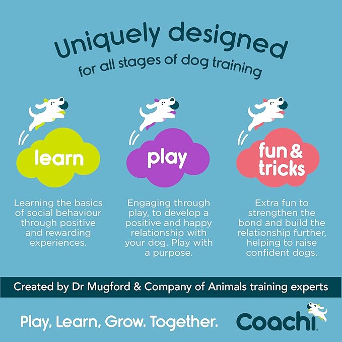 Coachi Two Tone Whistle, Train Two Dogs, Train Different Commands, Tough Material, Adjustable Reflective Lanyard, Traditional, Recall Training, Lightweight & Compact, Dog and Puppy Training