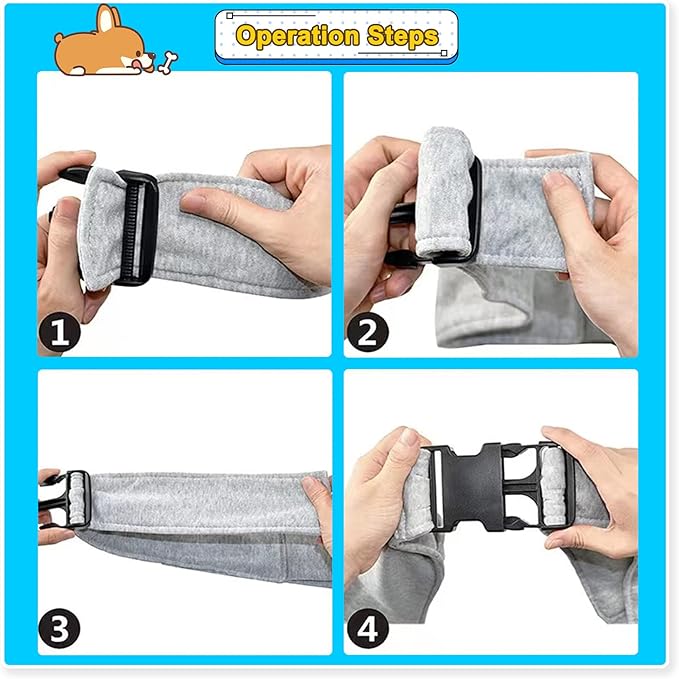 Kanemc Dog Sling Carrier for Small Dogs Cat Puppy Pets Up to 16.5lbs, Comfy Hard Bottom Support, Adjustable Padded Shoulder Strap, Hands-Free Dog Carrier Sling Bag for Outdoor Travel