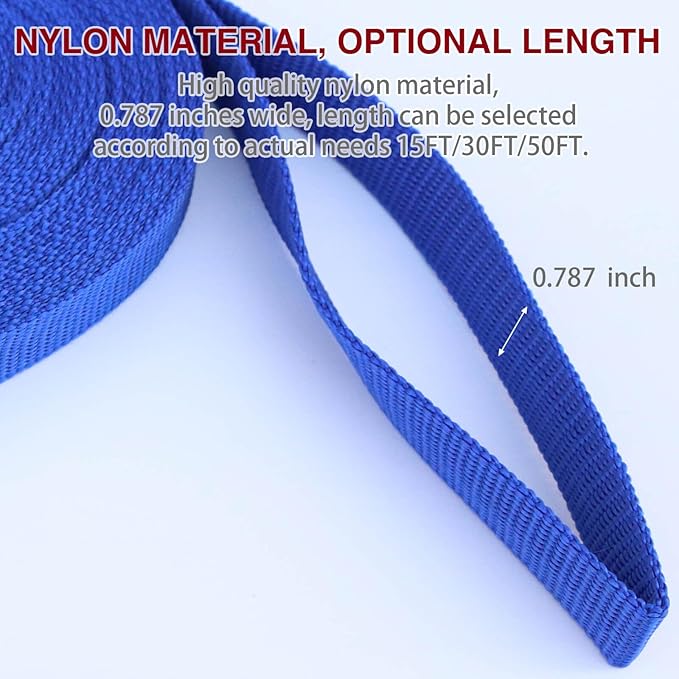 Dog Leash Puppy Obedience Recall Training Agility Lead 50ft, Great for Play, Camping, or Backyard