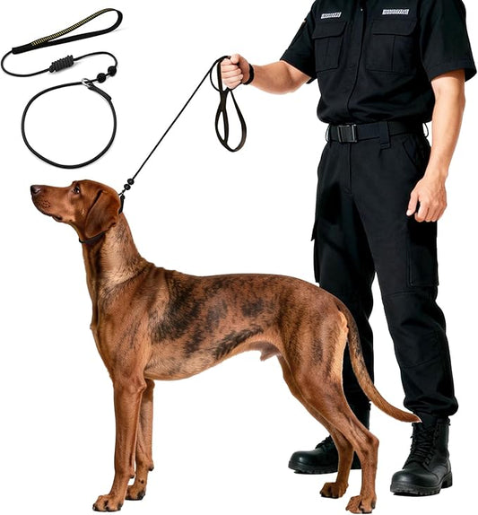 BeauGo|Dog Leash Slip Lead|Dog Training Lead,Trainer Rope Specifically Designed for DogTraining and NGKC Competition,2-in-Dog Lead & Collar,Trainer Rope for Small Medium Large Dogs.Slip Leads 6.1 FT