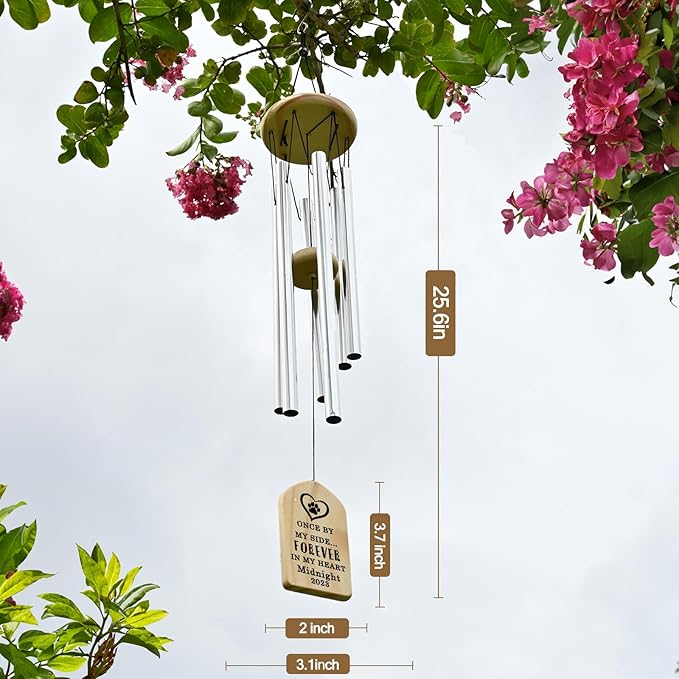 Pet Memorial Gifts, Pet Memorial Wind Chime, Personalized Dog Memorial, Pet Loss Gifts, Loss of Dog Sympathy Gift, Dog Memorial Gifts, Dog Passing Away Gifts, Dog Keepsake Memorial