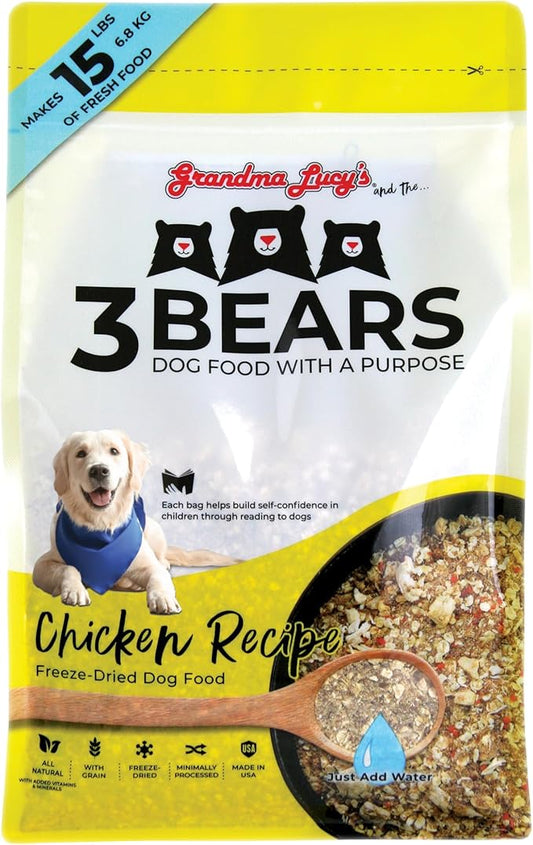 3 Bears Chicken Dog Food - 3lb
