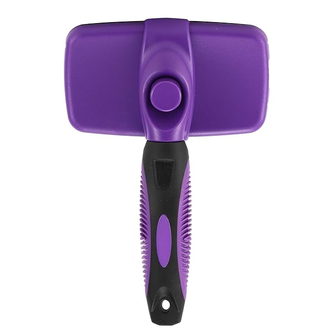 Whizzotech Self Cleaning Slicker Brush Dog And Cat Brush Gently Removes Loose Undercoat, Mats and Tangled Hair
