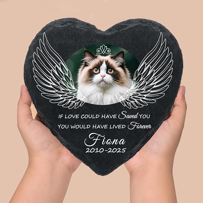 Personalized Dog Memorial Gifts for Loss of Dog, Custom Photo Pet Momorial Stone for Dogs, Cat Memorial Sympathy Gift, Dog Passing Away Gifts, Sympathy Gift for Pet Lovers (Style 8)