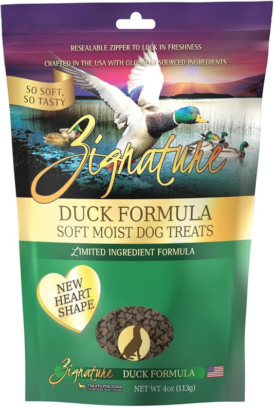 Zignature Duck Soft Moist Treats for Dogs
