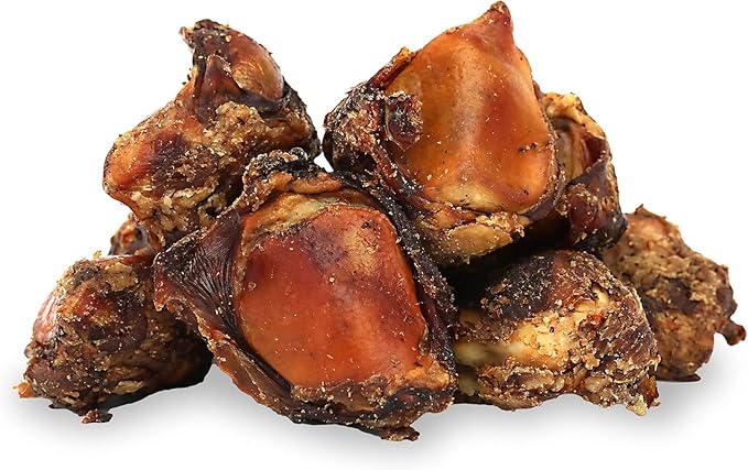 Pet Craft Supply Meaty Buffalo Knee Caps Bones 10-Pack Dog Treats for Aggressive Chewers, Rawhide Free Grain Free All Natural Slow Roasted Long Lasting Chew