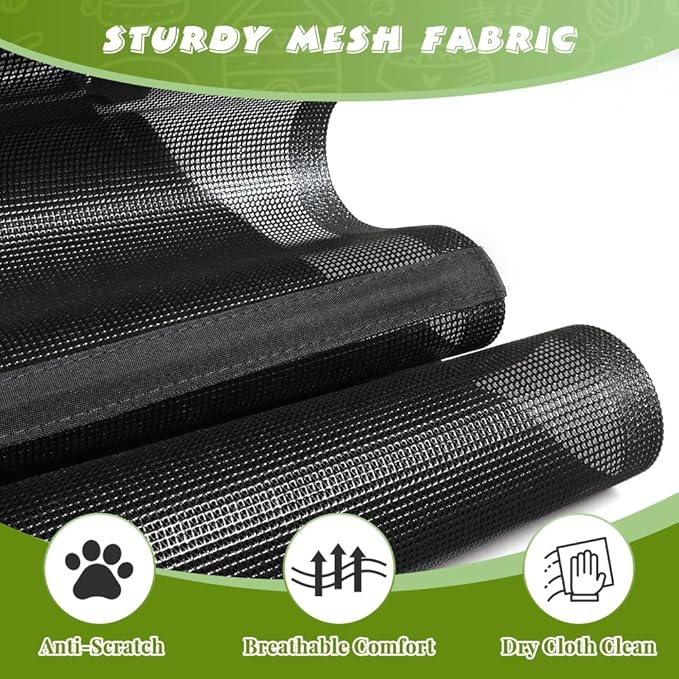47" Extra Tall Retractable Baby Gates, Extends to 59" Wide, ExtraTall Retractable Safety Gate with Reinforced Strips, Retractable Tall Dog Gates for Doorways Mesh Baby Pet Gates Indoor, Black
