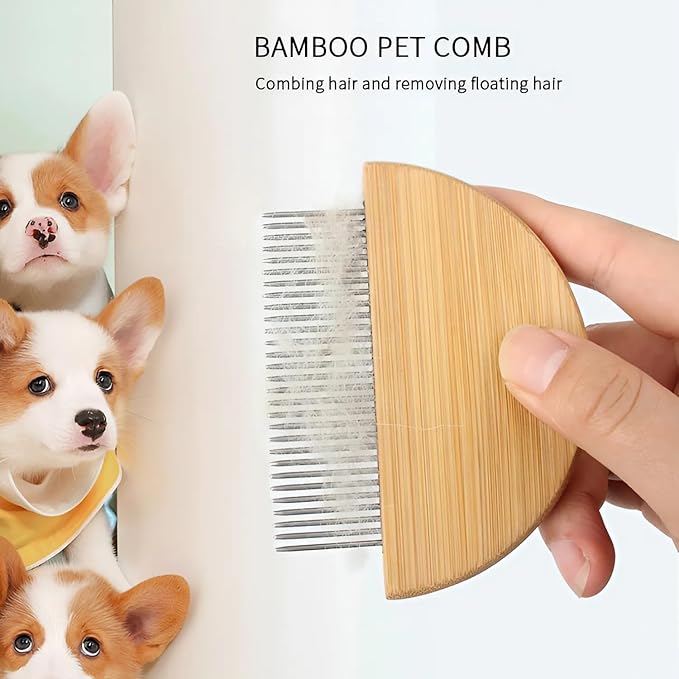 Detailer Comb For Removing Tear Stains Dog Tear Stain Remover For Small Dogs Dog Eye Comb Flea And Tick Prevention For Dogs Pet Hair Removal Tool Pet Facial Cleansing
