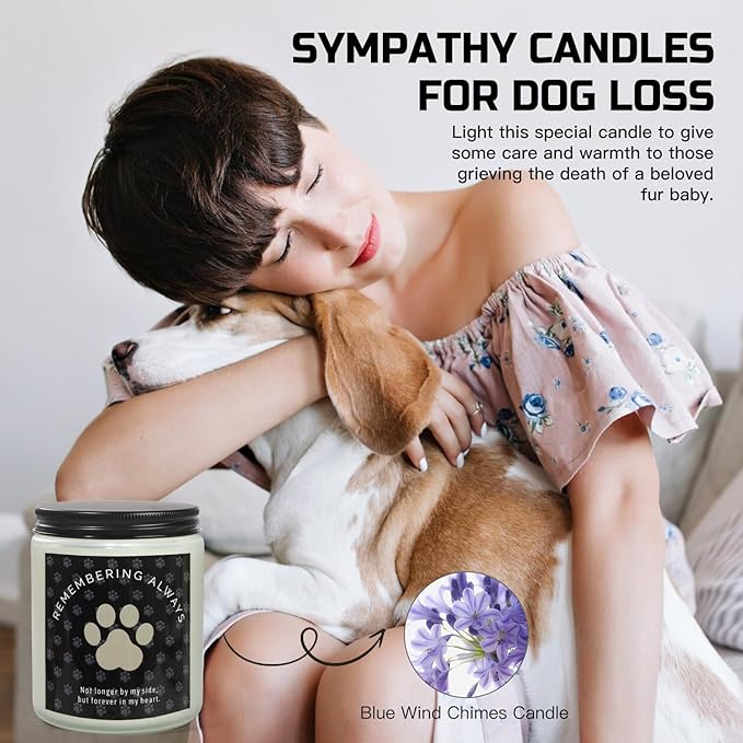 Dog Memorial Gifts for Loss of Dog, Loss of Dog Sympathy Gift Baskets, Dog Passing Away Bereavement Remembrance Gifts, Loss of Pet Gift Box for Dogs Lovers Friends Family Coworkers