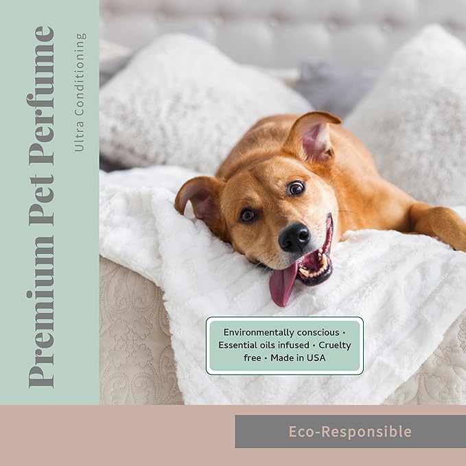 Begley's Pet Cologne and Deodorizer - Premium Essential Oil Dog Perfume Spray Long Lasting and Pet Odor Eliminator - Cat Perfume and Dog Cologne Spray - Peppermint - 8 oz
