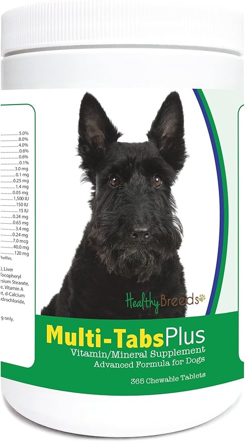 Healthy Breeds Scottish Terrier Multi-Tabs Plus Chewable Tablets 365 Count