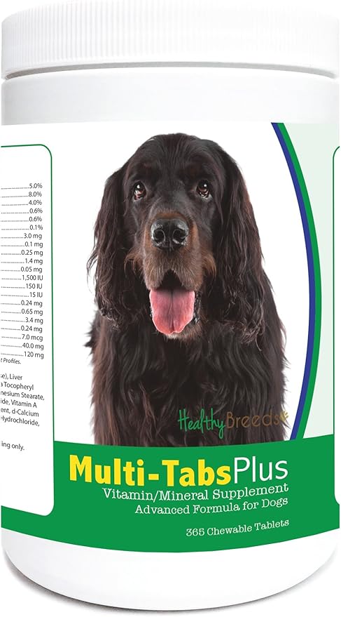 Healthy Breeds Gordon Setter Multi-Tabs Plus Chewable Tablets 365 Count