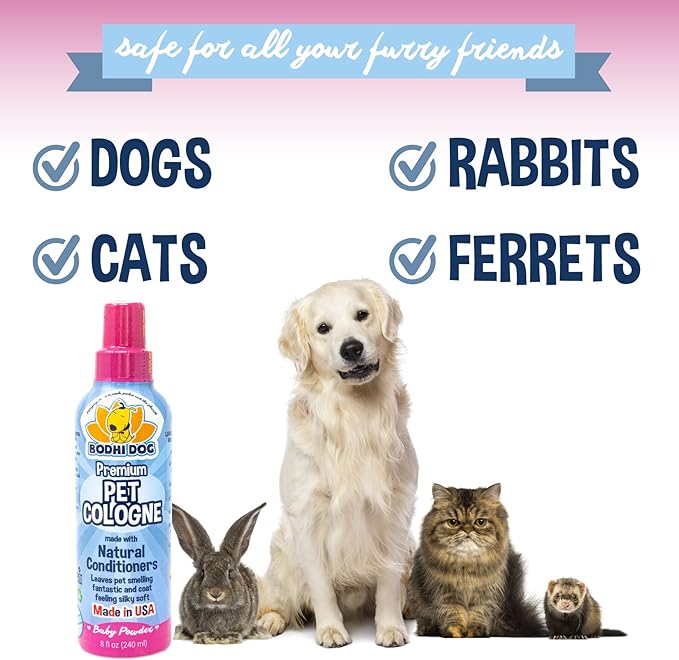 Bodhi Dog Baby Powder Cologne 8oz + Sugar Cookie Cologne 8oz Bundle