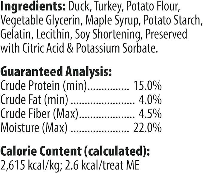 Loving Pets Houndations Duck Training Treats Dog Treat, 4 Oz/One Size (Pack of 2)