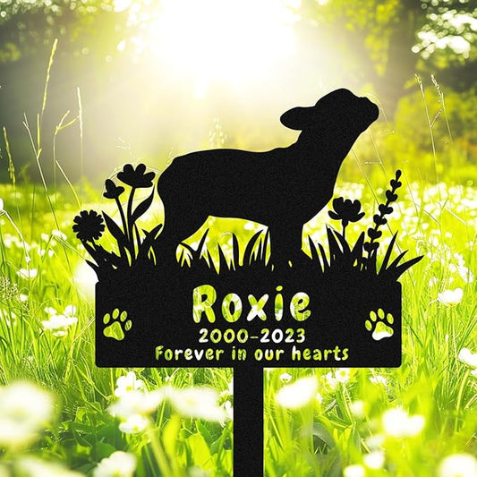 Personalized French Bulldog Memorial Dog Grave Marker, Custom Bulldog Dog Memorial Garden Stake Grave Marker, Metal Sympathy Plaque Sign Pet Loss Gift Outdoor Garden Decor Dog Grave Marker
