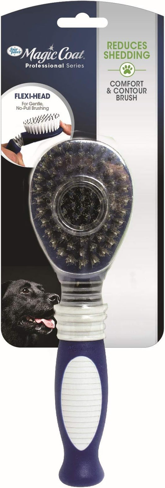 Four Paws 27097554: Magic Coat Professional Series Flex & Contour Pin and Bristle Brush for Dogs