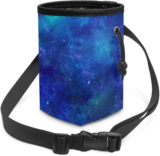 Galaxy Pet Treat Pouch Multiwear Puppy Training Pouch Treat Pouches for Pet Training, Dog Trainer Essentials Supplies Reward Pouch with Waist Belt Shoulder Strap
