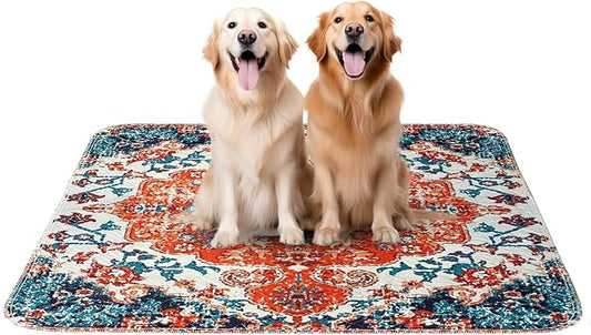 PUPIBOO Washable Pee Pads for Dogs & Cats - 72x72 - Super Absorbent Reusable Puppy Training