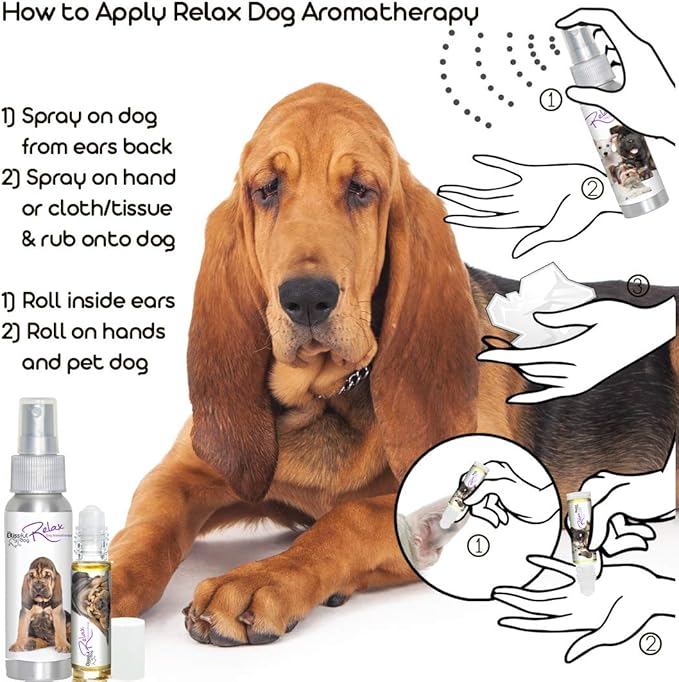 The Blissful Dog Bloodhound Relax Dog Aromatherapy Spray for Your Dog's Anxiety